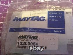 12200054 Whirlpool Jenn-Air Oven Range White Fan Switch 2 Wire Maytag