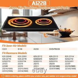 2-Pack A122BA A122B Cooktop Cartridge for Jenn-Air Electric Ranges
