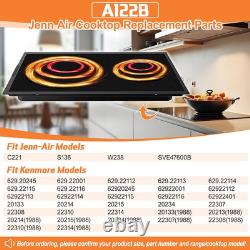 2-Pack A122BA A122B Cooktop Cartridge for Jenn-Air Electric Ranges