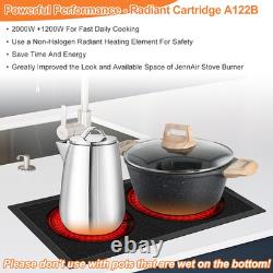 2-Pack A122BA A122B Cooktop Cartridge for Jenn-Air Electric Ranges