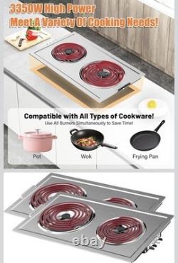 2 pcs JEA7000ADSA Coil Element Burner Cartridge Replace JennAir Range Stove