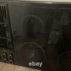 45 Jenn-Air 3-Bay Black Downdraft Cooktop with 4 Burners Radiant Glass JED8345ADB