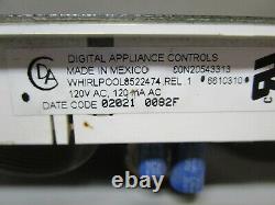 A1 Whirlpool Range Oven Control Board with Black Overlay 6610310 00N20543313 ASMN