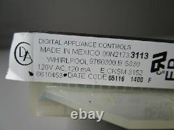 A1 Whirlpool Range Oven Control Board with Black Overlay 6610453 14D21730101 ASMN