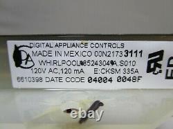A1 Whirlpool Range Oven Control Board withBlack Overlay (TESTED GOOD) 8524304 ASMN