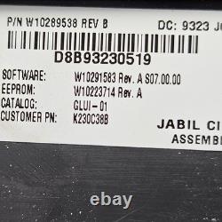 Genuine JENN-AIR Single Oven 30 Touch Panel Assy # W10212316 W10289538