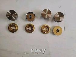 Genuine KitchenAid Jenn-Air Range Oven, Knob and brass bezel W11592981 W11592976