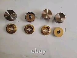 Genuine KitchenAid Jenn-Air Range Oven, Knob and brass bezel W11592981 W11592976