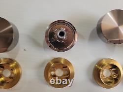 Genuine KitchenAid Jenn-Air Range Oven, Knob and brass bezel W11592981 W11592976