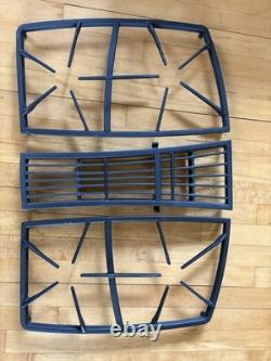Genuine OEM Jenn Air Range Cast Iron Grates Set of 3 7518P332