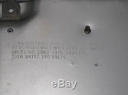 JENN-AIR MODEL 87946 & 87847 WHITE GLASS TOP CARTRIDGE COOKTOP RANGE