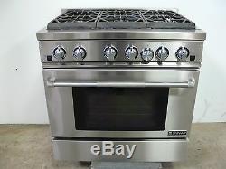 JENN-AIR PRG3610NP 36 PRO STYLE RANGE STOVE With 6 BURNERS & OVEN STAINLESS STEEL
