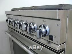 JENN-AIR PRG3610NP 36 PRO STYLE RANGE STOVE With 6 BURNERS & OVEN STAINLESS STEEL