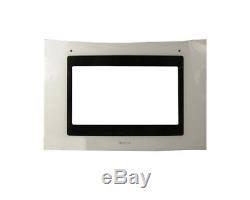 JENN-AIR RANGE GLASS DOOR Parts #WP74011510 (White Excellent Condition)
