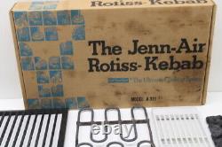 JENN-AIR Range Grill Set Element 2 Grates, 2 Rock Plates & Rotisserie Model D146