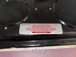 JENN AIR SVE47600W stove white burner cartridge A122 used tested