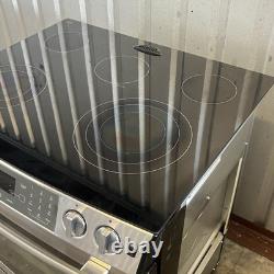 Jenn Air 30-3/4 in. Electric 5-Burner Smoothtop Slide-in Range JES8850CAS