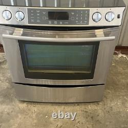Jenn Air 30-3/4 in. Electric 5-Burner Smoothtop Slide-in Range JES8850CAS