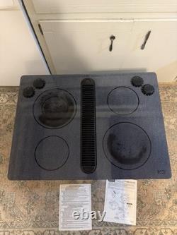 Jenn Air 30 Black Electric Cooktop 4 Burner With Downdraft JED8430ADW