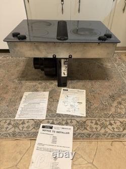 Jenn Air 30 Black Electric Cooktop 4 Burner With Downdraft JED8430ADW