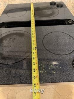 Jenn Air 30 Black Electric Cooktop 4 Burner With Downdraft JED8430ADW