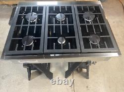 Jenn-Air 36 6 Burner Gas Rangetop Cooktop JGCP436WP01 Stainless Steel