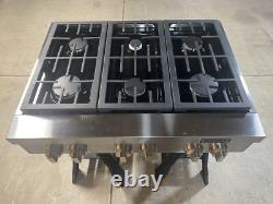 Jenn-Air 36 6 Burner Gas Rangetop Cooktop JGCP436WP01 Stainless Steel