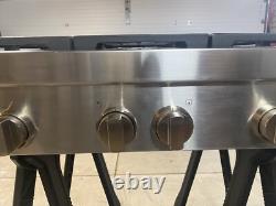 Jenn-Air 36 6 Burner Gas Rangetop Cooktop JGCP436WP01 Stainless Steel