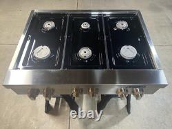 Jenn-Air 36 6 Burner Gas Rangetop Cooktop JGCP436WP01 Stainless Steel