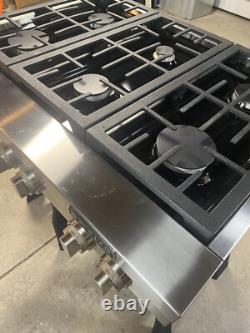 Jenn-Air 36 6 Burner Gas Rangetop Cooktop JGCP436WP01 Stainless Steel