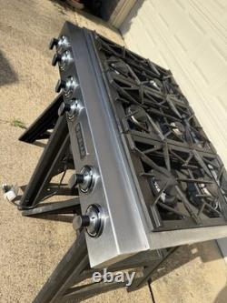 Jenn-Air 36 6 Burner Gas Rangetop Cooktop JGCP636ADP12 Stainless Steel Tested