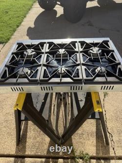 Jenn-Air 36 6 Burner Gas Rangetop Cooktop JGCP636ADP12 Stainless Steel Tested