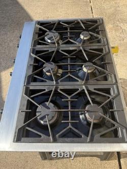 Jenn-Air 36 6 Burner Gas Rangetop Cooktop JGCP636ADP12 Stainless Steel Tested