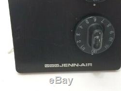 Jenn-Air CVE4370B Range Right Side Eye Burner Electric Control 2 Knob Panel