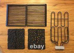 Jenn Air Complete Grill system Rock stands, Grill grates, duel heating element