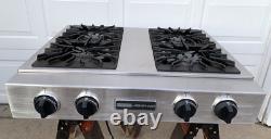 Jenn Air Cooktop 30 Pro Style Stainless Gas CCGP2420P TESTED