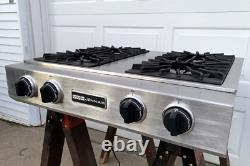 Jenn Air Cooktop 30 Pro Style Stainless Gas CCGP2420P TESTED