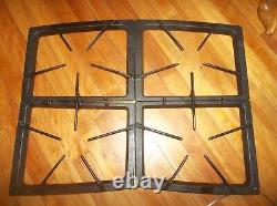 Jenn Air Dual Fuel Range Set Of 4 Top Grates 74006014, 74006011 From Jds8850aas