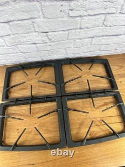 Jenn Air Dual Fuel Range Set Of 4 Top Grates 74006014, 74006011 From Jds8850aas