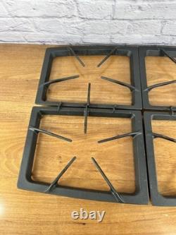 Jenn Air Dual Fuel Range Set Of 4 Top Grates 74006014, 74006011 From Jds8850aas