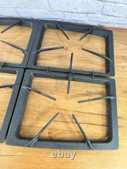 Jenn Air Dual Fuel Range Set Of 4 Top Grates 74006014, 74006011 From Jds8850aas