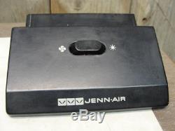 Jenn Air Fan/Light Switch Range 4 tab Black