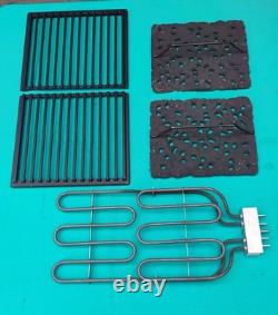 Jenn Air Grill Element Rocks Grates For Electric Downdraft Cooktop Range READ