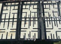 Jenn-Air JDRP436WP03 OEM Cast Iron Burner Grate Set 3 Pc 36 Gas Range Black