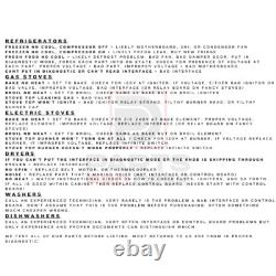 Jenn-Air Range Control Board and Clock PN WP71001799