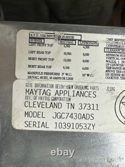 Jenn-air 30 Gas Cooktop Stainless 4 Burner JGC7430 Range