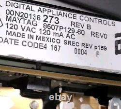 Jenn-air Range Control Board Part # 8507p129-60 00n20136273 Rev B