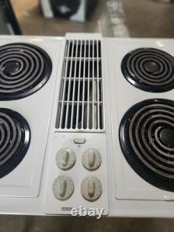 Jenn air downdraft cooktop white coils cve4270w