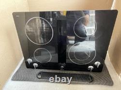 JennAir JED8430BDB 30 Electric Downdraft Cooktop 4-Burner Glass Ceramic Black