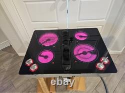 JennAir JED8430BDB Black 30 Downdraft Glass Top Cooktop Used, Tested Working